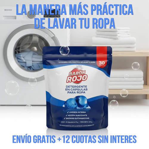 BARÓN ROJO™ CÁPSULAS PARA LAVAR ROPA