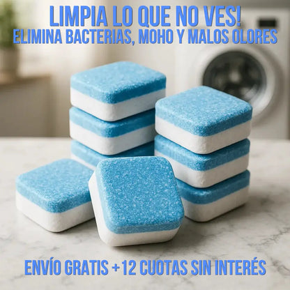PACK 12 PASTILLAS ANTIBACTERIALES PARA LAVARROPA