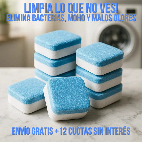 PACK 12 PASTILLAS ANTIBACTERIALES PARA LAVARROPA